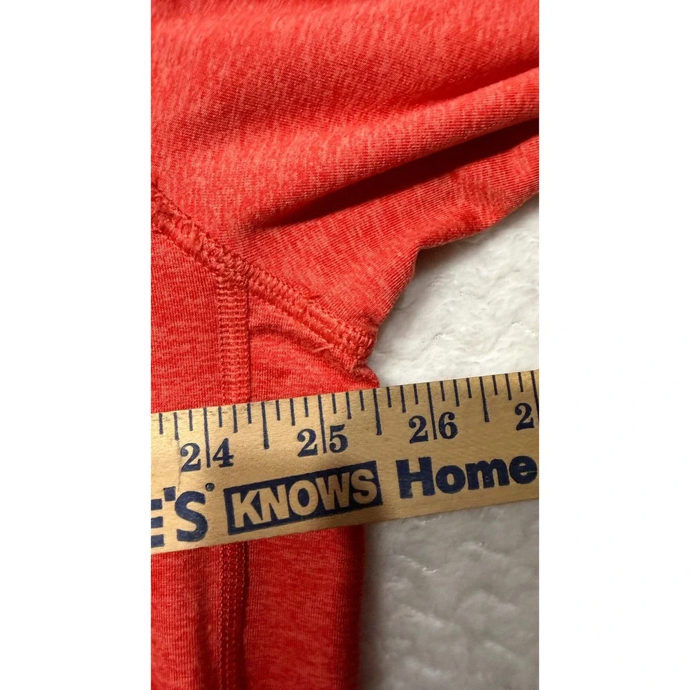 Nike Running Dri-FIT Long Sleeve Shirt Mens XXL Red Heathered Reflective 4639